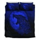 thumbnail image 3 of Juego de cama Vikingo Fenrir Vikingo Tatuaje 3D Versión Azul Juego de cama RLT12, 3 of 5