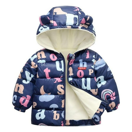 

Lovebay Baby Toddler Boys Girls Winter Down Coats with Hoods 1-2 Years