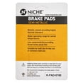 thumbnail image 4 of Niche Semi-Metallic Brake Pad Set for Kawasaki Concours 1000 Motorcycle MK1002596, 4 of 8