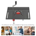 thumbnail image 4 of Router Lift Kit, Manual Lifting Router Table Saw Insert Base Plate, Router Lift Systems for 63.8mm to 65mm Small Trimming Machines High Accuracy Woodworking, 4 of 7