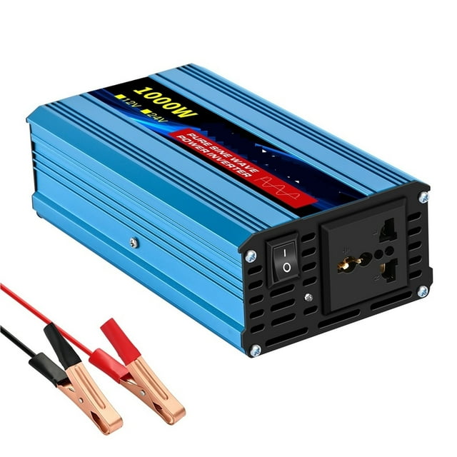 Pure Sine Wave Inverter 1600W/2200W/3000W/4000W DC 12V/24V To AC 220 50hz Power Inverter Charger Adapter ,Advanced Charging Protection Design
