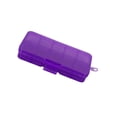 thumbnail image 1 of 10 Grid Plastic Jewelry Removable Jewelry Craft Tackles Storage Box Beads Earring Container Purple, 1 of 5