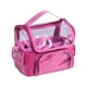 thumbnail image 1 of Bolsa de maquillaje BS-MALL de PVC transparente transparente con correa para el hombro, 1 of 6