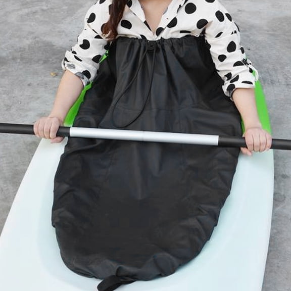 Fosa Nylon Kayak Spray Skirt, Universal Adjustable Nylon Kayak Spray Skirt Waterproof Cover Water Sports Accessory, Kayak Spray Skirt