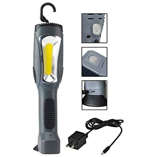 Lampe de Travail Rechargeable LED pour Atelier de Réparation 800 Lumens Alerte Estampage KCR10