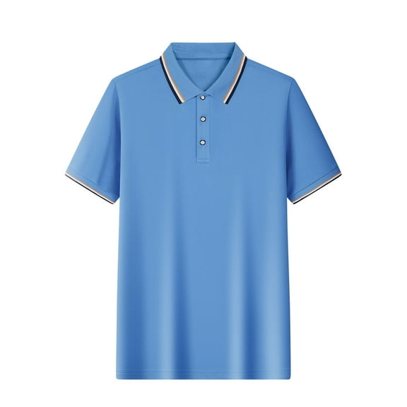 Dovford Mens Polo Shirts Short Sleeve Stretch Golf Polo Shirts Dry Fit Polo T Shirts for Men Golf Shirts Tennis Polo