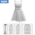 thumbnail image 2 of MLINS  Bridesmaid Dress Wedding Short Lace Knee Length Formal Women's, 2 of 8