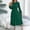 Green, variant on Tqcoqu Women's Long Sleeve Smocked Waist Pleated Midi Dress Casual Elegant Dress,Green,Women's S-XL