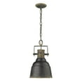 thumbnail image 3 of Wry Lighting Quarry 1-light Pendant in Antique Black Iron, 3 of 6