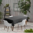 thumbnail image 2 of Vargottam Indoor/Outdoor Tablecloth 58 x 82" Inch Rectangular Tablecloth Waterproof Patio Table Cloths, Spring/Summer Table Covers for Backyard Circular Table/BBQs/Picnic - Dark Gray, 2 of 6