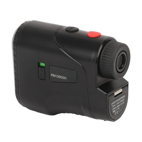 Golfing Rangefinder, High Accuracy USB Rechargeable 6.5X Magnification 656 Yards Range Multi Coating Lens Full Display Mode Laser Range Finder for Hunting White,Grey,Black