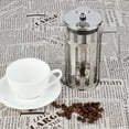 thumbnail image 3 of Coffee Pot,Dekaim Stainless Steel Glass French Press Filter Coffee Pot Household Tea Maker(1000ML), 3 of 7