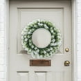 thumbnail image 2 of MXTPOV Artificial Christmas Wreath, Fall Wreaths for Front Door, Christmas Wreaths for Front Door Party Wedding, Home Decor, 17.72 inch, 2 of 6