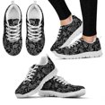 thumbnail image 1 of Zapatillas deportivas informales con estampado de flores de mandala bohemias para mujer, zapatos planos cómodos con cordones, 1 of 6
