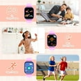 thumbnail image 6 of JIAN YA NA Kids Smart Watch for Boys Girls, 1.83" Large Touch Screen Smartwatch with Two-Way Call, 31 Games, 30W Camera, Video, Pedometer, Music Player (Purple), 6 of 11