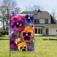 thumbnail image 2 of Vibrant Flower Garden Flag 12x18 Inches Double-Sided, Seasonal Garden Flag, Floral Welcome Banner, Double-Sided Outdoor Decoration, 2 of 10