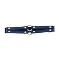 thumbnail image 3 of Milaget Porte-Jarretelles de Jambe Ajustable Mode Doubles Sangles Chaînes de Cuisse Cœur Forme Ronde Bleu Foncé, 3 of 9