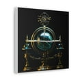 thumbnail image 2 of Mystical Globe Planetary Clock Wall Art Canvas Spiritual Decor, 2 of 4
