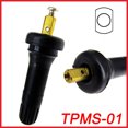 thumbnail image 5 of 4 válvulas TPMS con sensor de presión de neumáticos, de goma y metal, para todos los coches, Mercedes, Audi, Land Rover, Volkswagen PATROL, Buick y Ford, 5 of 5