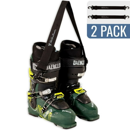 

StoreYourBoard Ski and Snowboard Boot Carrier 2 Pack Adjustable Shoulder Strap Ballistic Nylon