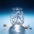 thumbnail image 4 of Artisanal Blue Ringed Octopus Glassware,3D Ocean Animal Artisan Glassware Collection,Stemless Wine Glass 15oz,Octopus Drinking Glass,Coastal Decor(A: Whale), 4 of 8