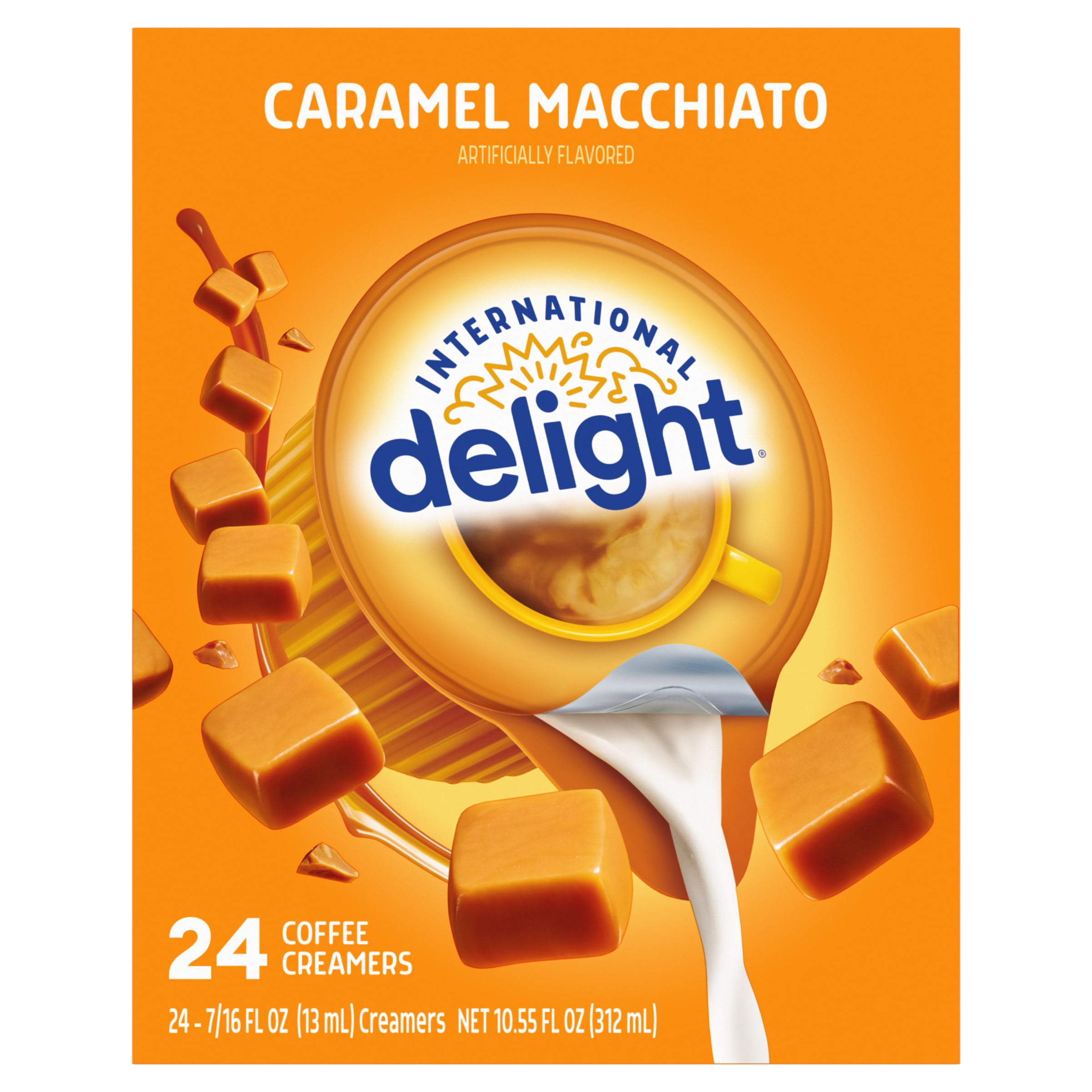 International Delight Caramel Macchiato Coffee Creamer Singles, 24 Count