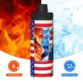 thumbnail image 5 of Pofeuu American Astronaut Runs Forward Print 18oz Sports Insulated Kettle Stainless Steel Vacuum Water Bottle Leakproof Sport Flask, 5 of 7