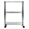 thumbnail image 4 of Oceanstar AUS1477 3-Tier Shelving All-Purpose Utility Cart- Chrome, 4 of 5