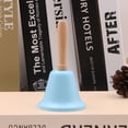 thumbnail image 5 of Set of 2 Metal Hand Bells - Christmas Musical Bells for Hotels, Schools, Restaurants - blue + pink, 5 of 5