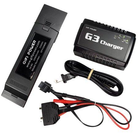 MaximalPower 14.8V 10400mAh Battery & Charger Combo For Yuneec TYPHOON H - Includes Charger & Power Cables