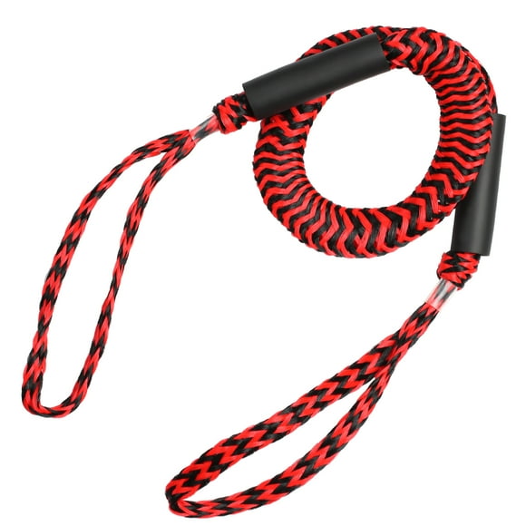 Bungee Boat Dock Line 5ft Stretched Length PP Docking Lines Mooring Rope Boat Accessories for Boat Kayak Canoe