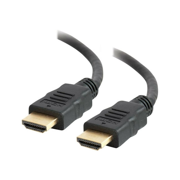 C2G Ethernet 5ft 4K 5 ft HDMI Câble - Câble HDMI Haute Vitesse - M/M - Câble HDMI avec Ethernet - Mâle HDMI vers Mâle HDMI - - Blindé - Noir