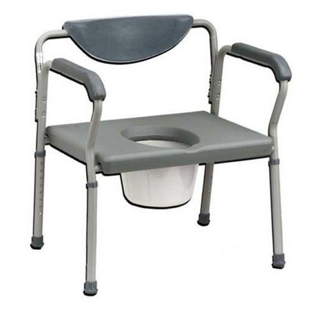 Complete Medical 1368B Oversized Commode Deluxe 650 No. Weight Capacity