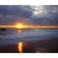 thumbnail image 2 of Talbot Frank, Christopher 14x12 White Modern Wood Framed Museum Art Print Titled - California, San Diego Sunset Cliffs beach, 2 of 4