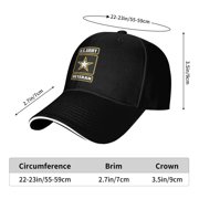 U.S. Army Veteran Logo Unisex Sandwich Cap Classic Baseball Capunisex Adjustable Casquette Dad Hat