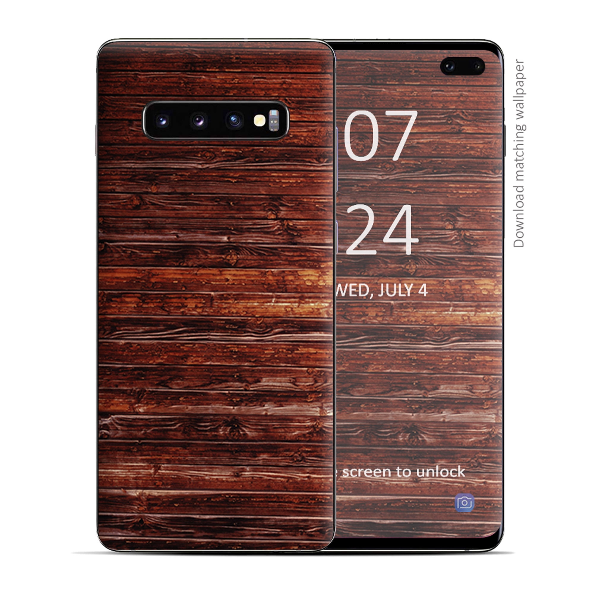 Universal Laptop Skins Wrap für 15 - Redwood Design Aged Reclaimed