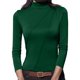 thumbnail image 2 of HongQid Women's Long Sleeve Mock Turtleneck Shirts 2025 Fleece Lined Base Layer Slim Fit Thermal Underwear Tops, 2 of 6