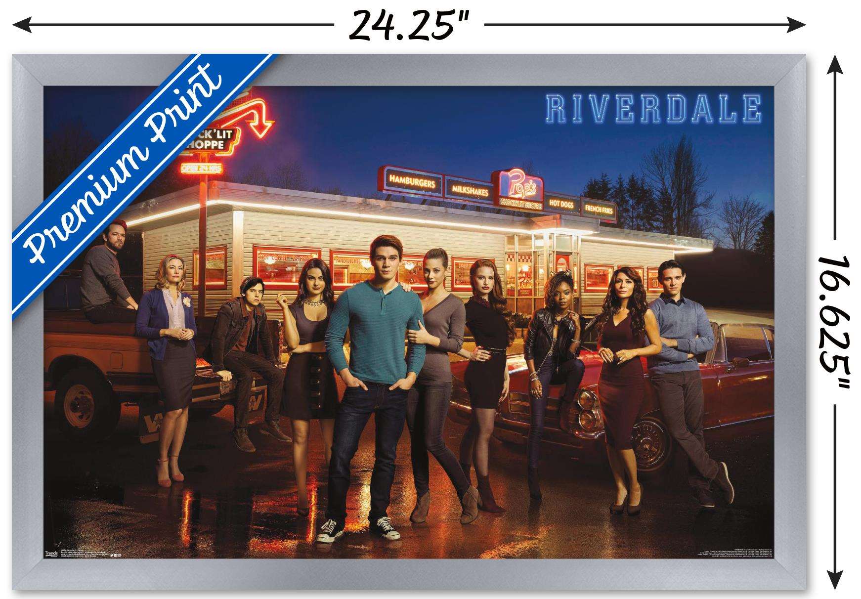 Riverdale - Group Wall Poster, 14.725" x 22.375", Framed
