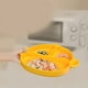 thumbnail image 5 of WORGEOUS 1 conjunto de placa de comida para niños pequeños bandeja de alimentos bandeja de silicona bocadillo plato para servir cuchara, 5 of 9