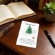 thumbnail image 2 of Tarjetas de Regalo de Vacaciones Tarjeta de Bolsillo de Resina de Dinosaurio Verde con Tarjeta, Compacto 9x6 cm para Cumpleaños, Aprecio, Regalo de Recuerdo, 2 of 6