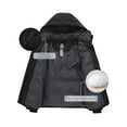 thumbnail image 6 of Wantdo Men's Warm Winter Coat Quilted Bomber Jacket Thicken Parka Black L, 6 of 10