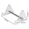 thumbnail image 3 of Black / Transparent Acrylic Keyboard Stand Keyboard Display Holder, 3 of 8