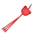 thumbnail image 2 of Cable de carga del cable de datos del poder de la historieta 3 en 1 micro USB+Type-C+Lighting para Apple/Android, 2 of 8
