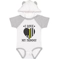 thumbnail image 3 of Inktastic Dispatcher Mommy Gold Line Emergency Boys or Girls Baby Bodysuit, 3 of 5