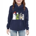 thumbnail image 3 of Frostluinai Halloween s Kids Graphic Hoodies 2-7Y Long Sleeve Ghosts Sweatshirts Cute Fall Pullover Tops Warm Fall Winter Hoodies, 3 of 6