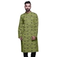 thumbnail image 1 of Atasi Kurta d'Été pour Homme Chemise Kurta Imprimée Longue Kurta Popeline de Coton Chemise Ethnique, 1 of 7