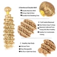 thumbnail image 3 of Paquetes de pelo Ladrxadr Blonde Deep Wave 45 50 55 cm, 3 paquetes, 3 of 6