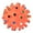 7263, variant on Visland Thorny Squeaky Dog Toy Ball for Medium/Large Dogs, Random Color, 6.5cm