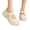 light khaki, variant on Women’s Hook and Loop Sneakers Low Top Slip On Casual Shoes Non Slip Tire Sole Comfort
