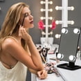 thumbnail image 3 of Lighted Make Up Mirror Led Tabletop Mirror Simple Style 1Pack 12x7in, 3 of 7